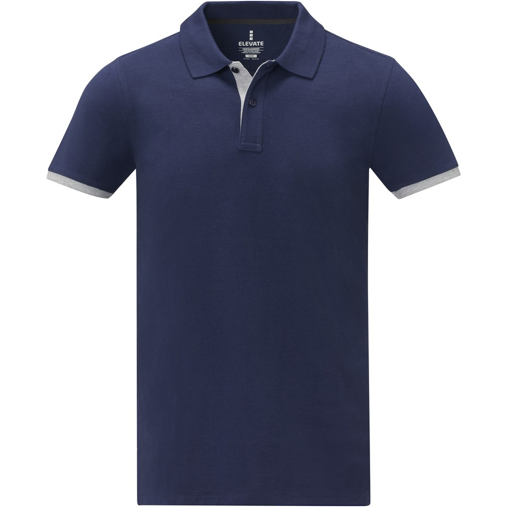 Elevate Life 38110 - Polo Morgan da uomo bicolore a manica corta