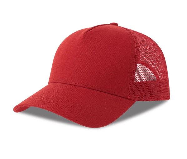 ATLANTIS HEADWEAR AT228 - 5-panel cotton trucker-style cap