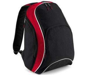 BAG BASE BG571 - Sac à dos Teamwear Black/Classic Red/White