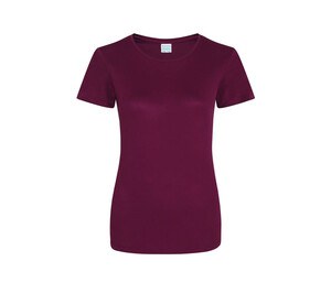 JUST COOL JC005 - T-shirt femme respirant Neoteric™ Burgundy